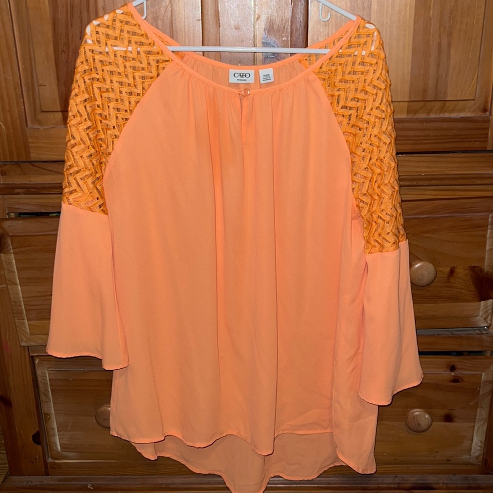Cato Woman’s flowy blouse - size 14/16W - worn once - like new